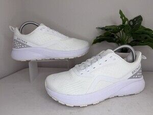 Bronax White Sneakers Women’s Size 8.5/39 with Breathable Mesh and Cushioned